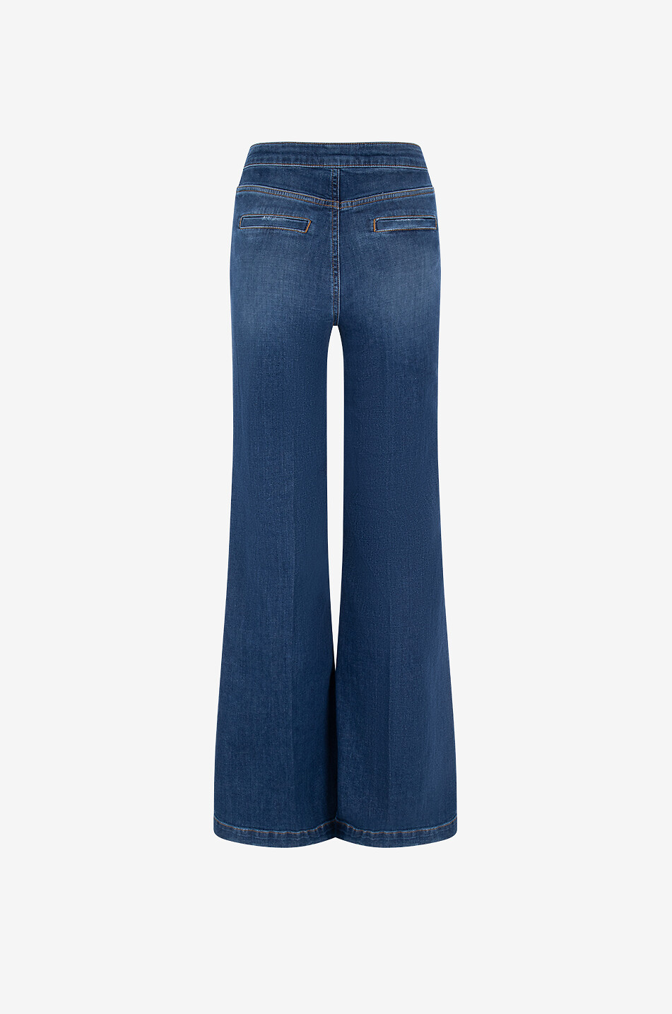 TWINSET Jean  évasé esprit pantalon à pont Femme BLEU 2