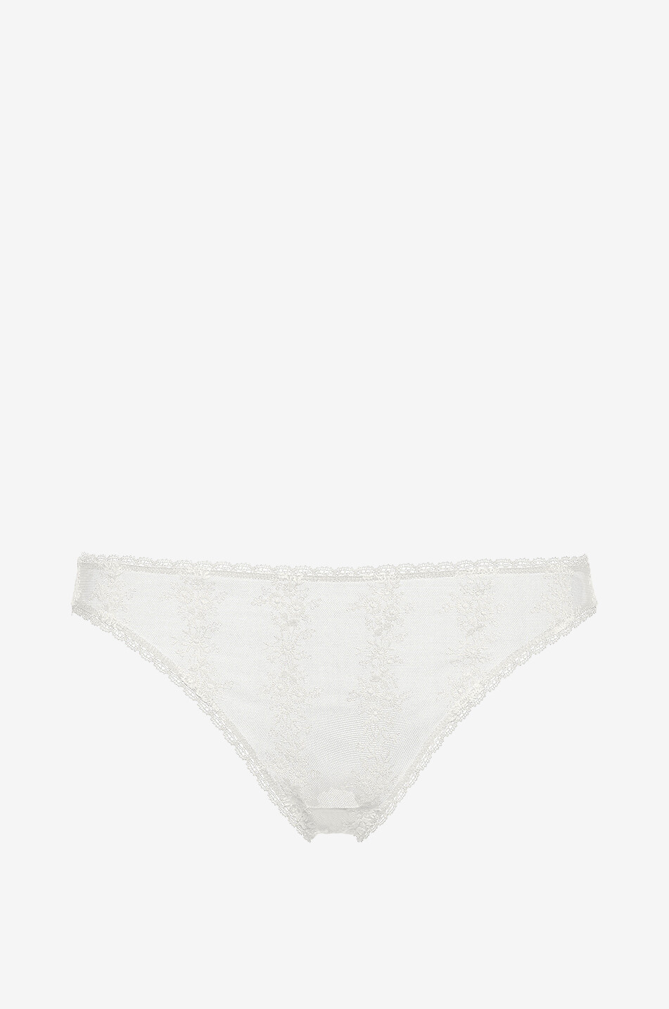 Cristaux embroidered tulle panties