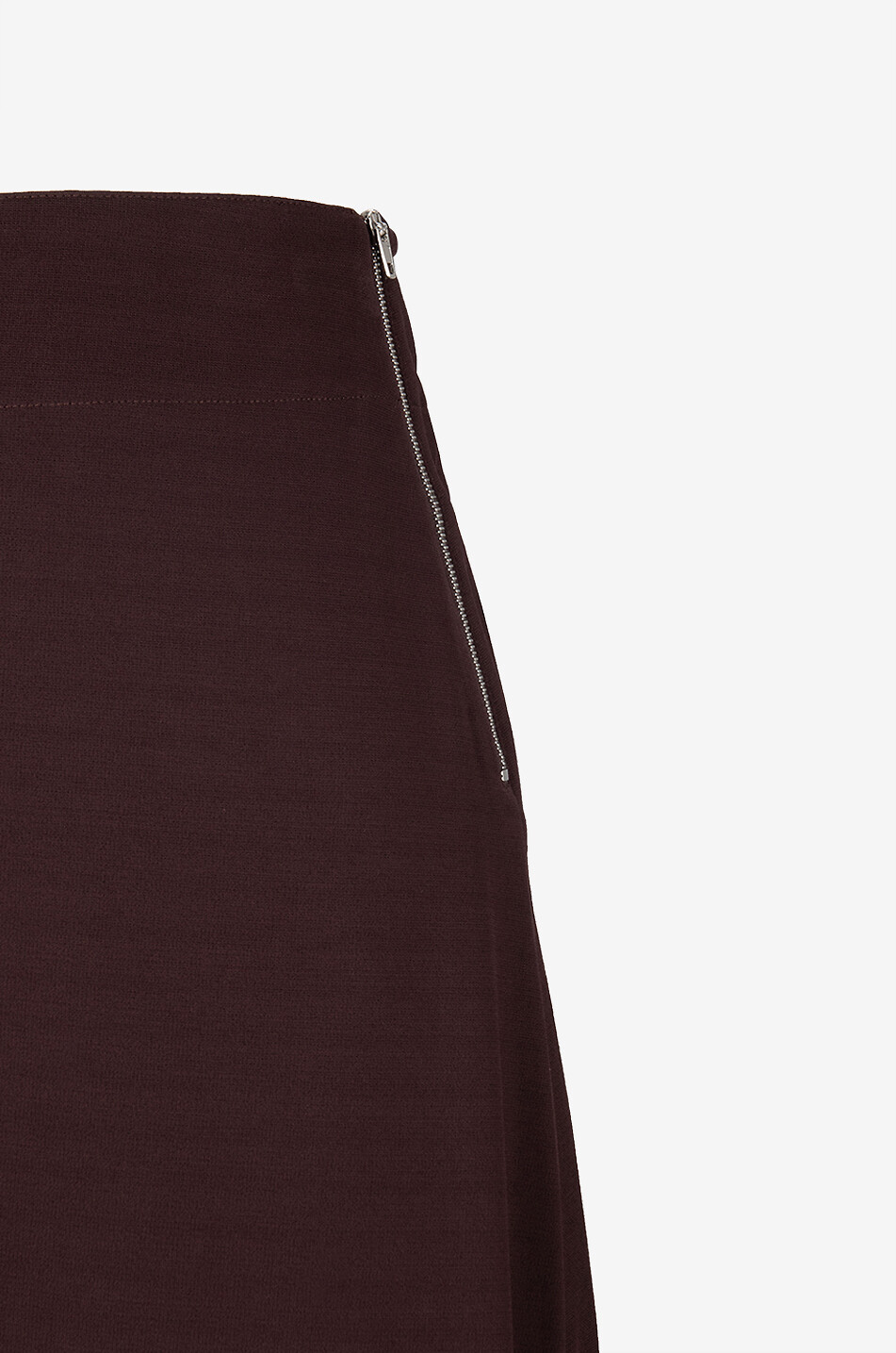 Jupe midi à ourlet asymétrique Twisted