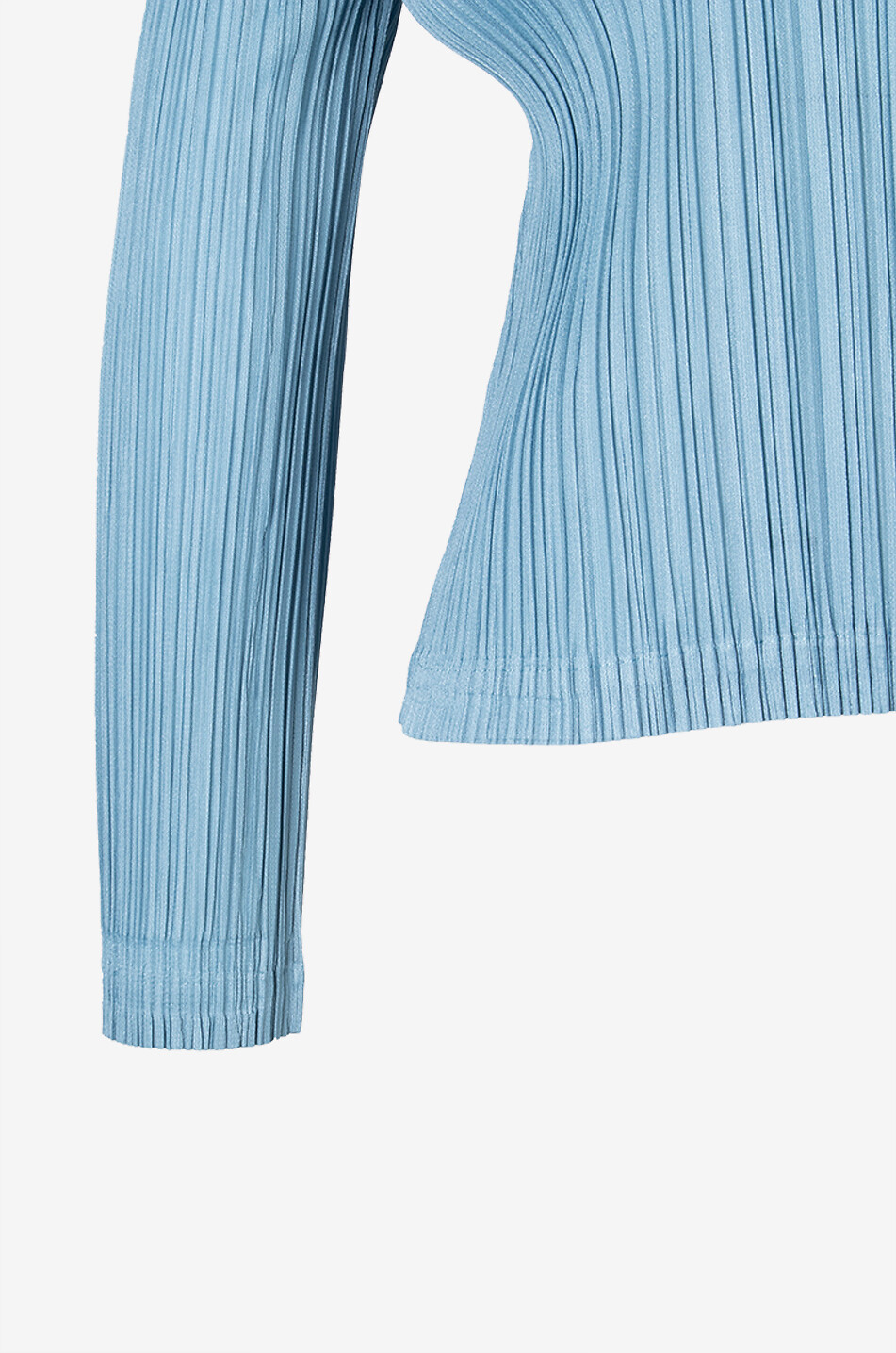 PLEATS PLEASE Langarm-Plissee-Top Montly Colors January Damen BLAU 3