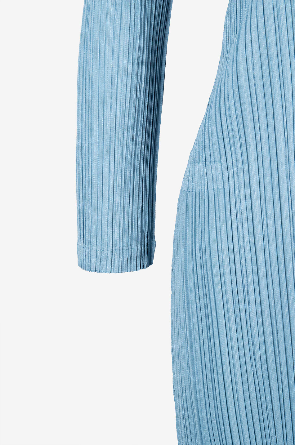 PLEATS PLEASE ISSEY MIYAKE Tunic Monthly Colors January pleated mini dress Women BLUE 3