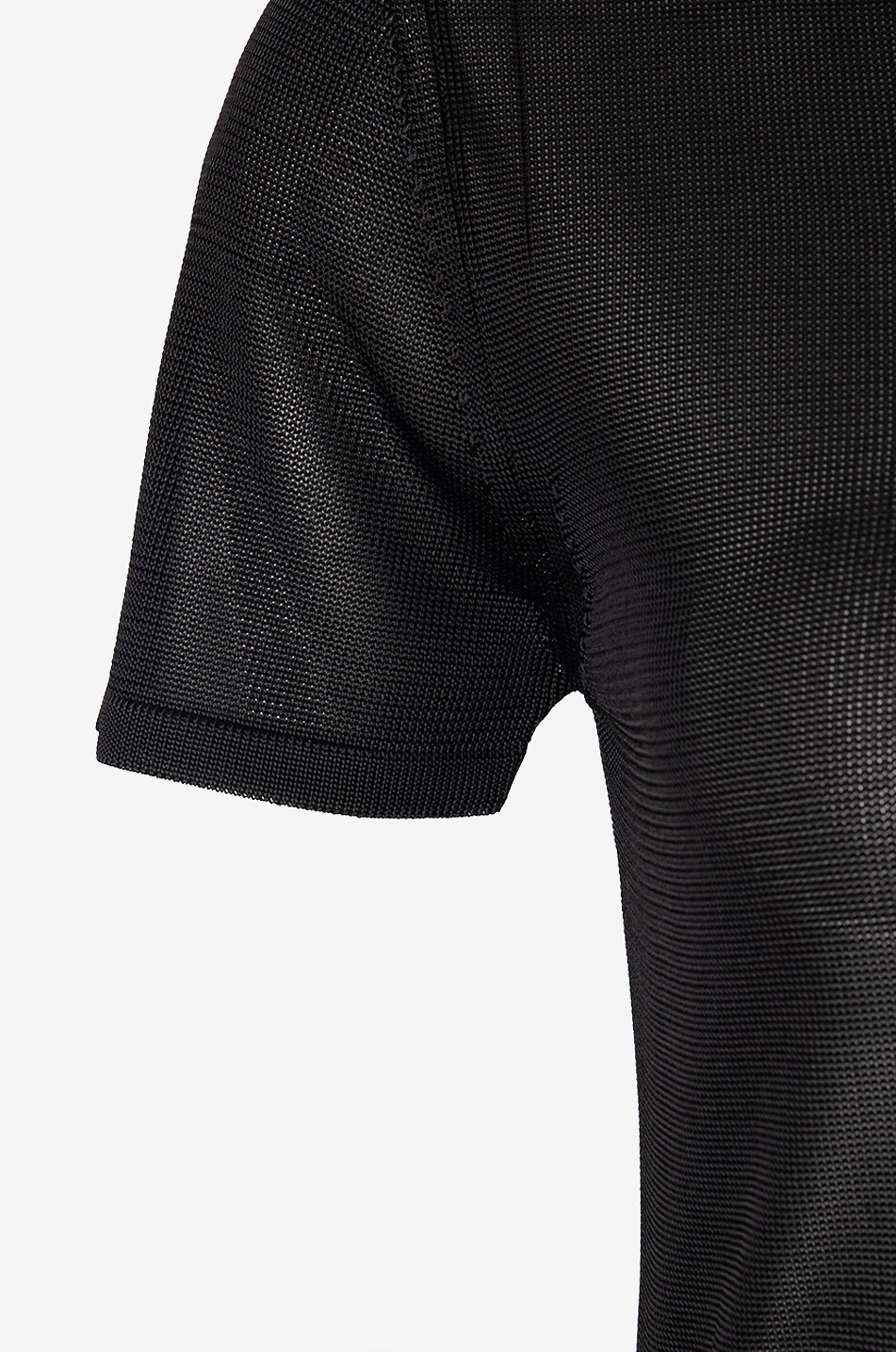 LEMAIRE Säulenkleid aus glänzender Viskose mit Schlitzen Damen SCHWARZ 3