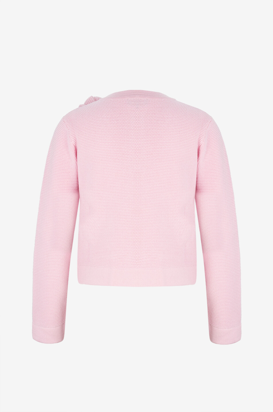 LUISA SPAGNOLI Kurzer geknöpfter Cardigan mit Rosenbroschen Mandelli Damen ROSA 2
