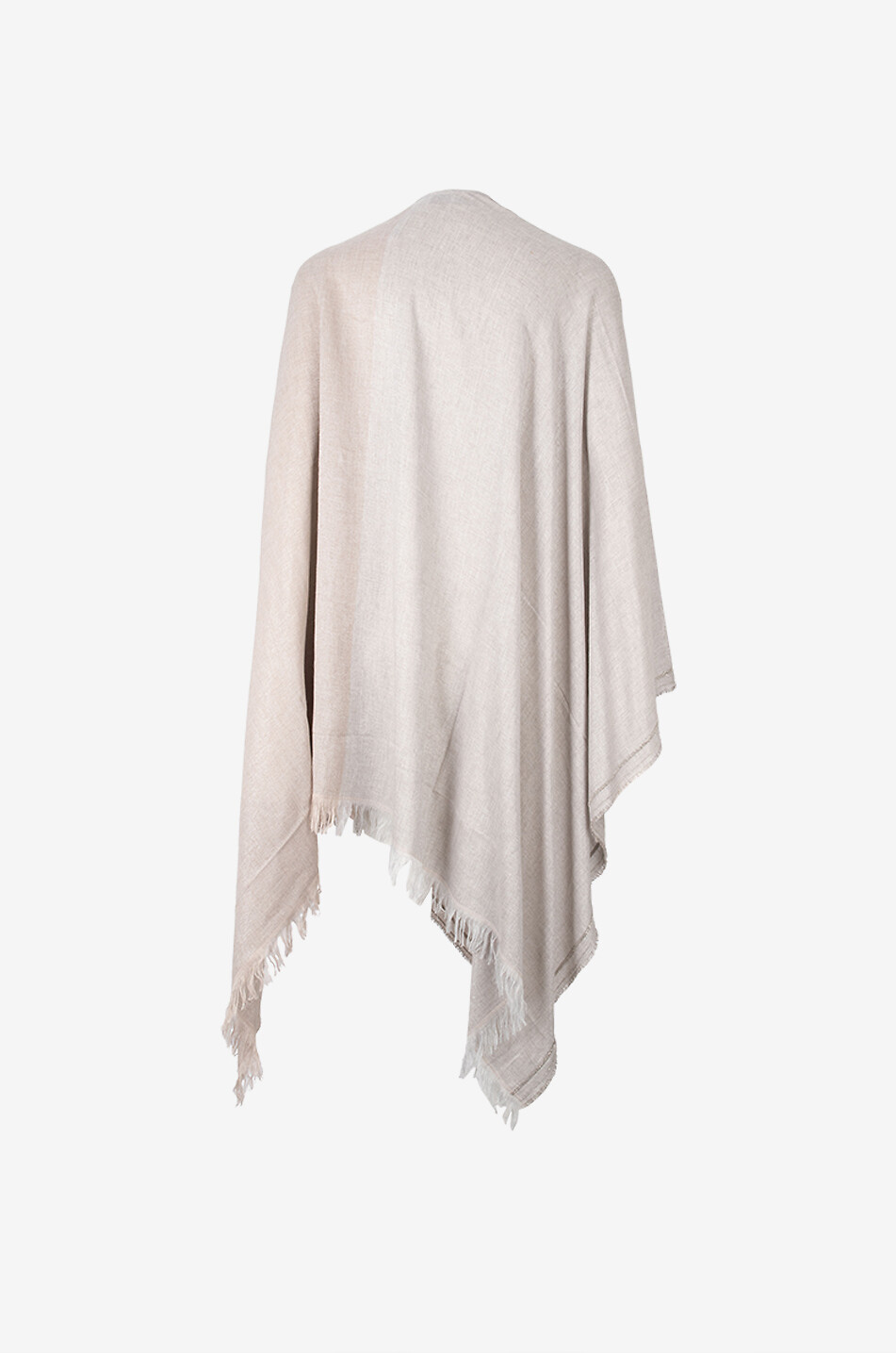 FABIANA FILIPPI Glittering viscose cape Women BEIGE 2