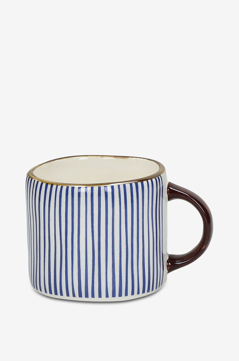 Tasse à expresso en porcelaine rayée Anafi