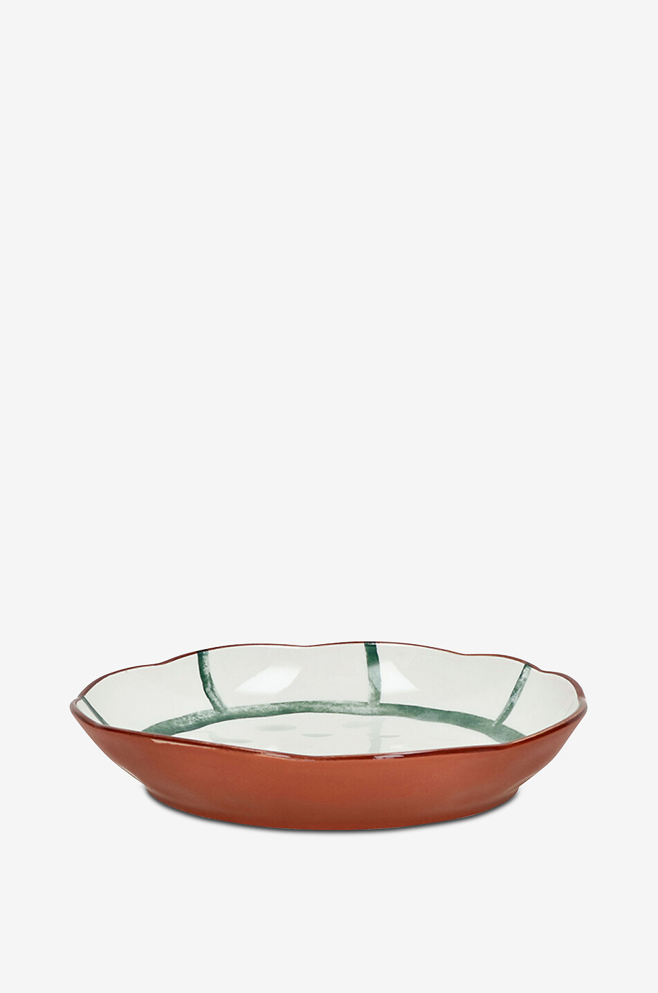 Assiette creuse en porcelaine Mykonos - D20