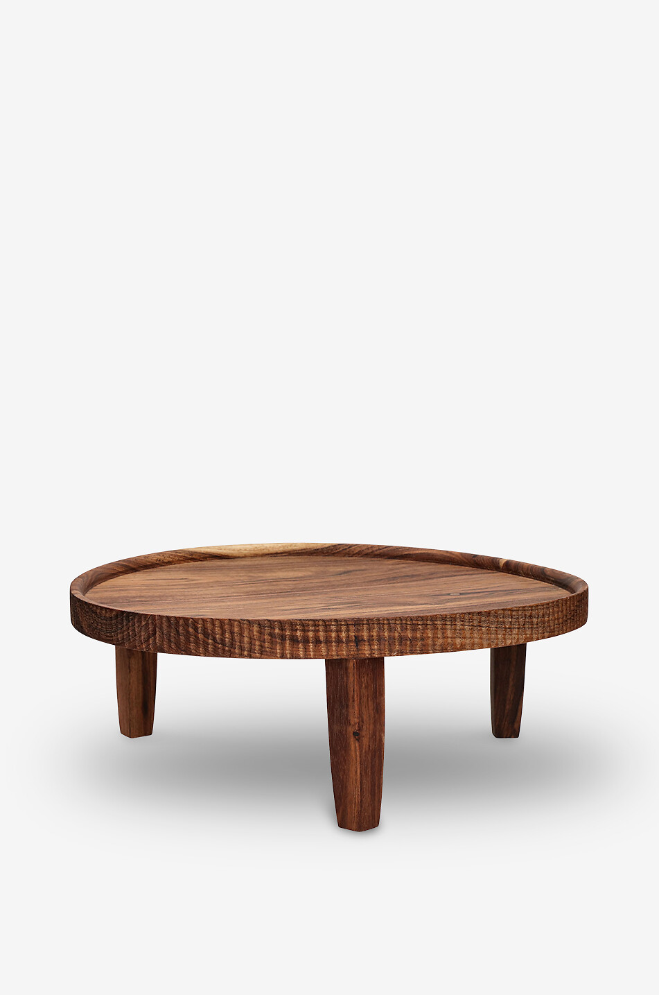 Plateau sur pieds en bois d'acacia Hommage - D36