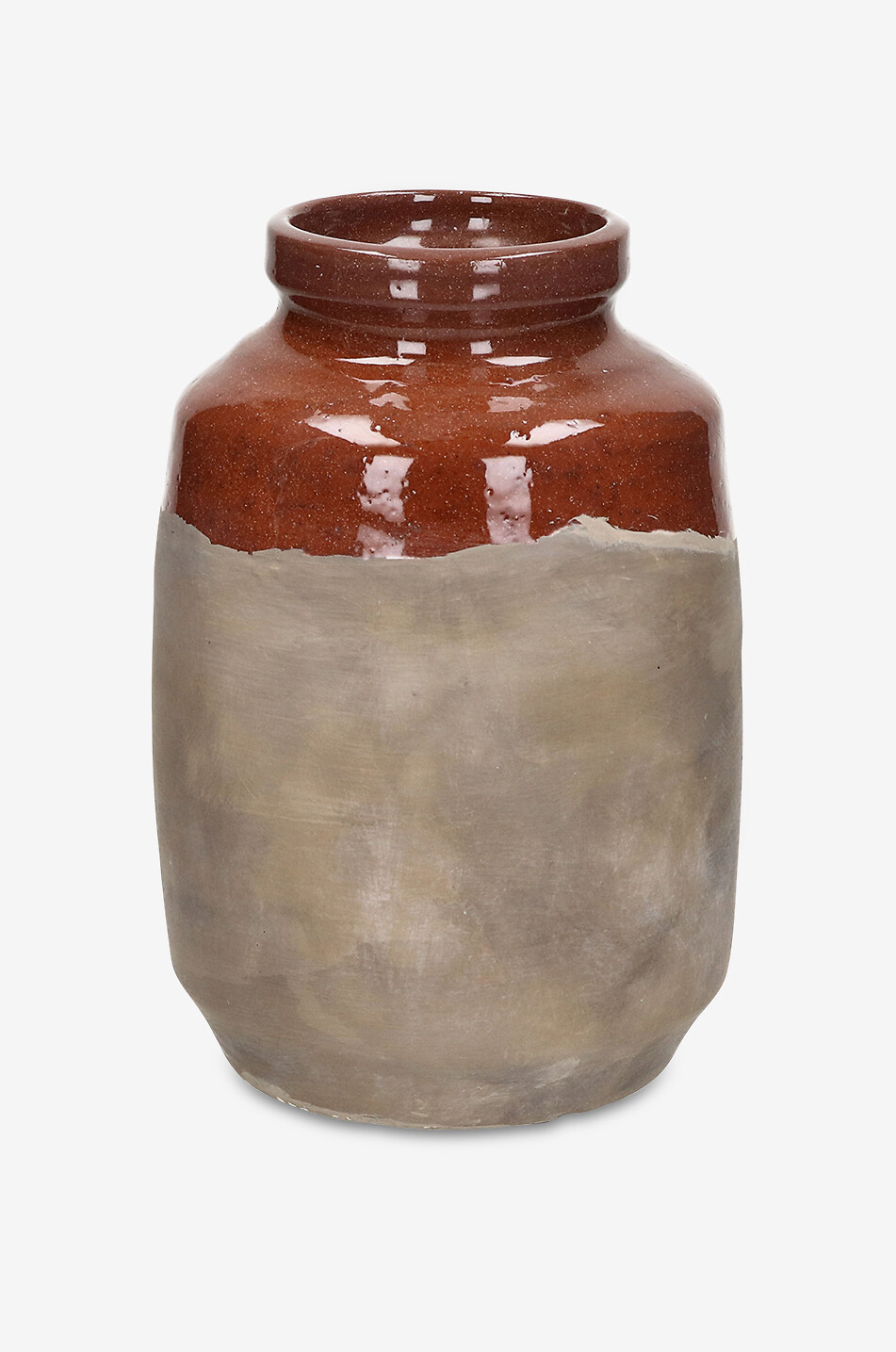 Earth terracotta vase - H22