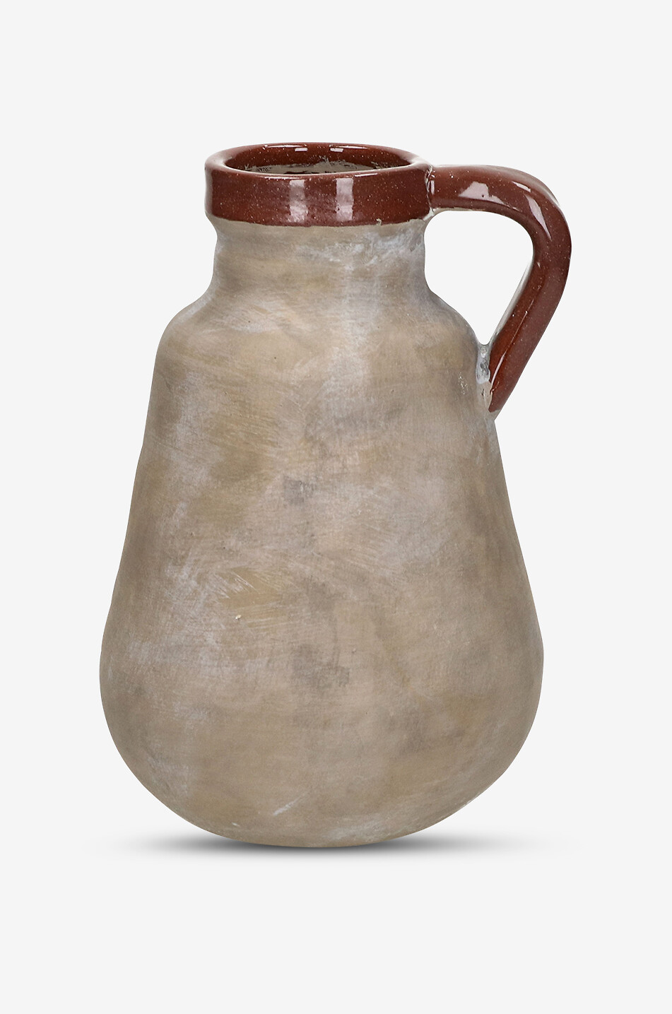 Vase en terre cuite avec anse Earth - H22