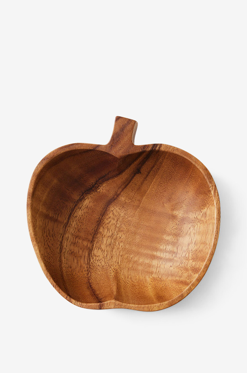 HKLIVING Schale in Apfelform Acacia M Haus BRAUN 1