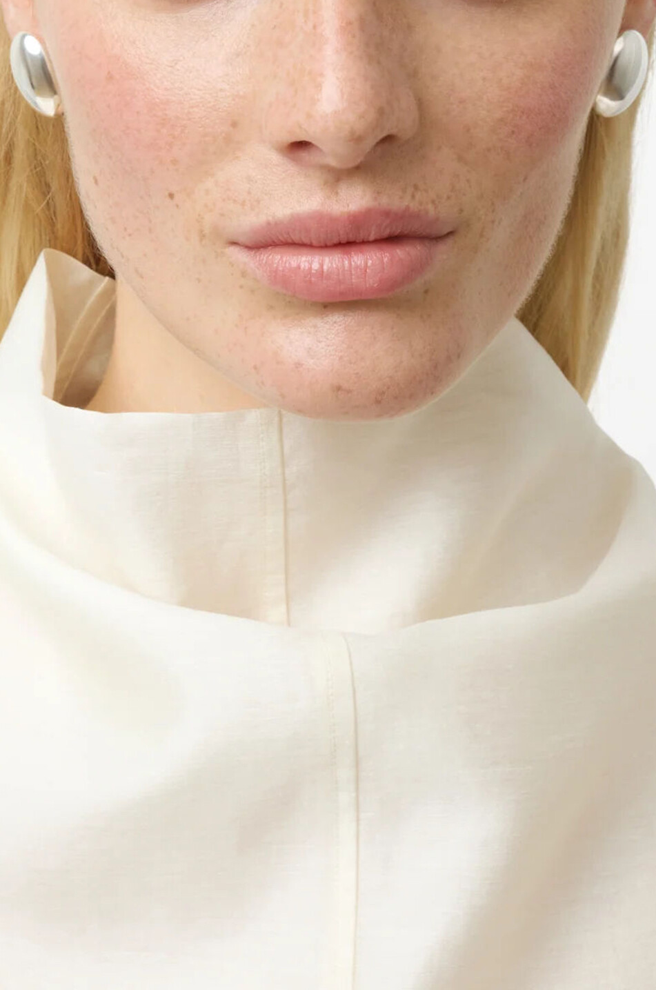 LIE STUDIO Clous d'oreilles dorés The Camille Femme ARGENT 7