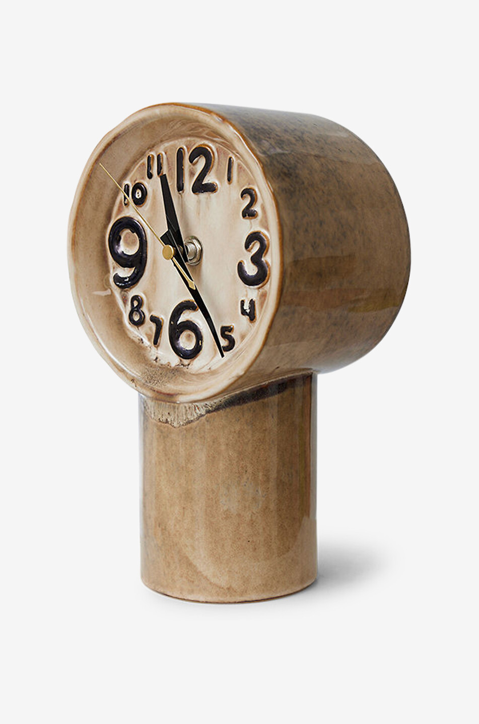 HKLIVING Uhr aus Keramik Retro Cream Haus BEIGE 5