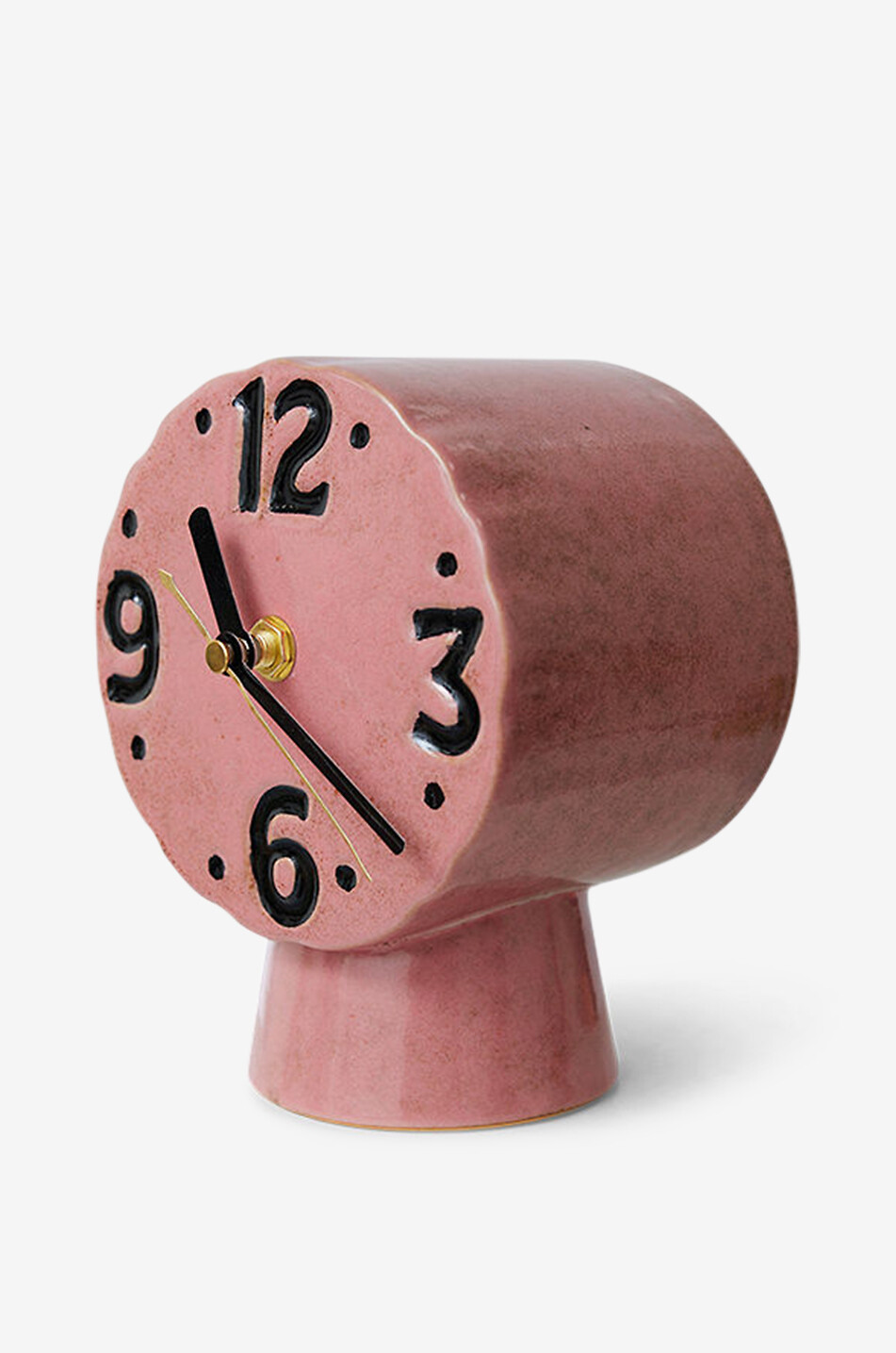 HKLIVING Uhr aus Keramik Retro Pink Haus ROSA 4