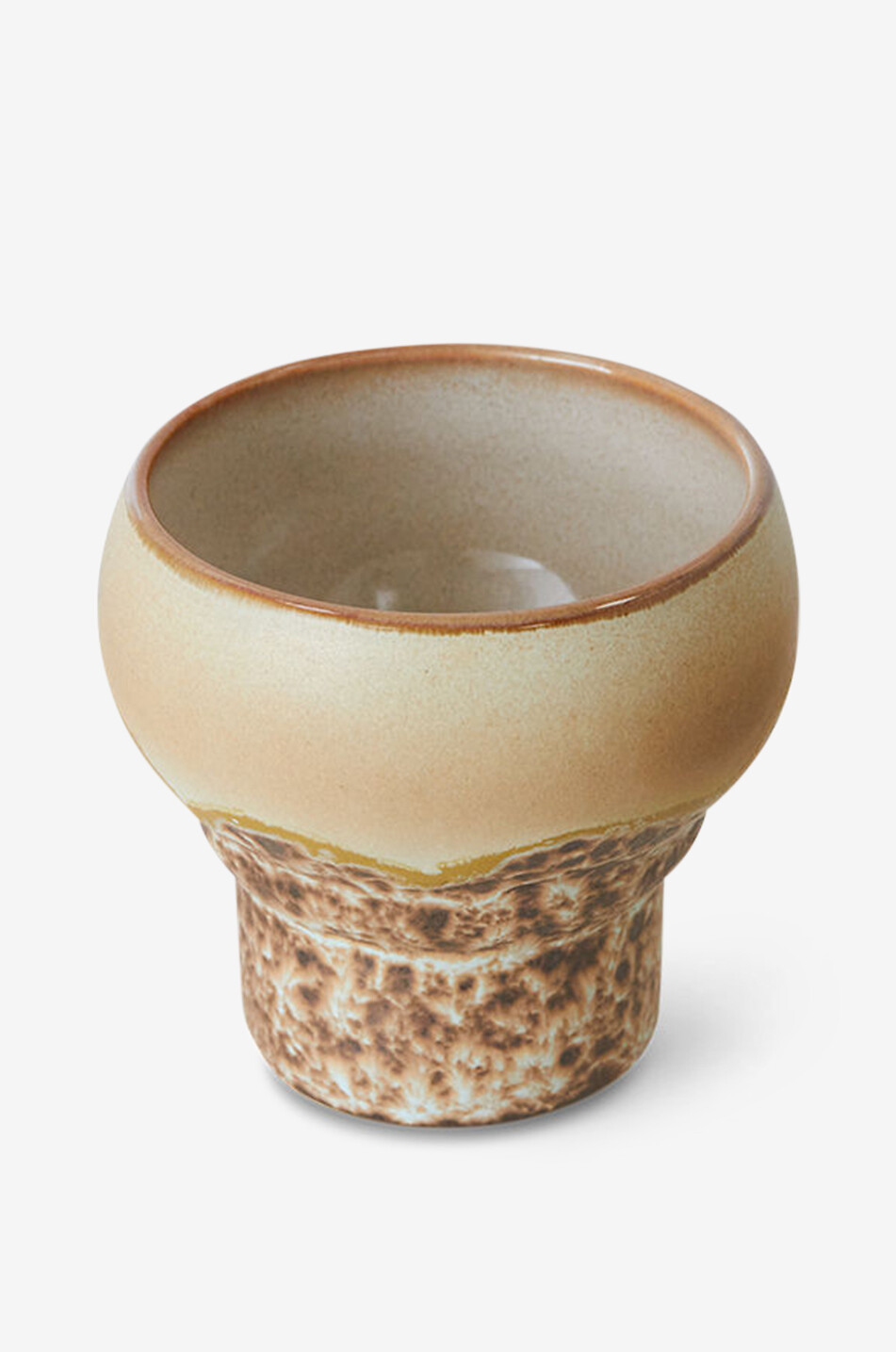 HKLIVING Lot de 2 tasses à café lungo en céramique 70s Maison MULTICOLORE 7