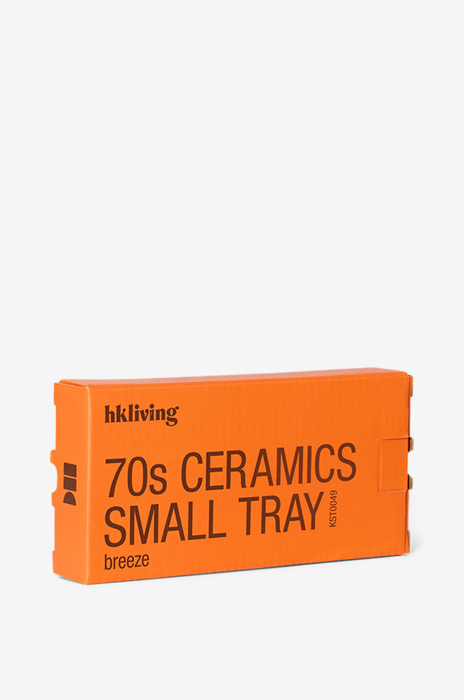 HKLIVING Rechteckiges Keramiktablett 70s Breeze Haus BUNT 4
