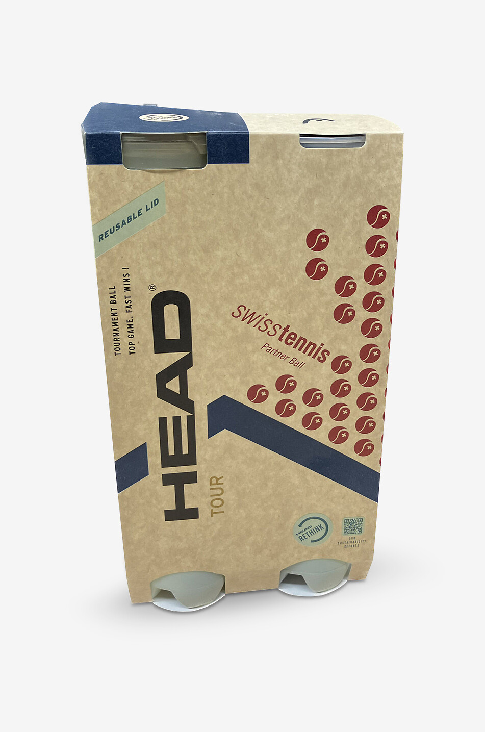HEAD 2er-Set Tennisballröhren mit je vier Bällen Head Tour Unisex BUNT 1