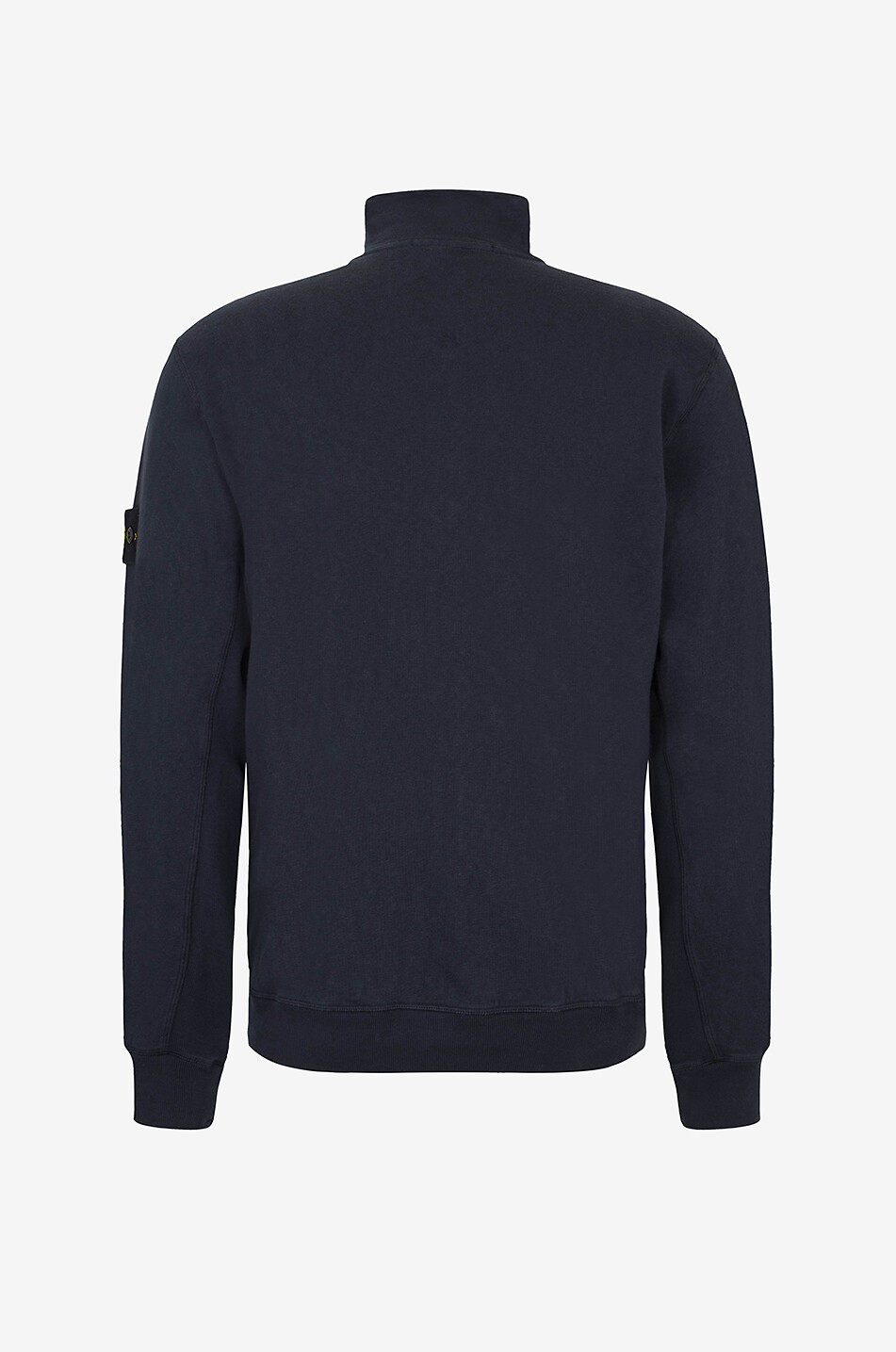 STONE ISLAND 61002 Malfilé Fleece Old Effect full-zip sweatshirt with stand-up collar Men DARK BLUE 2