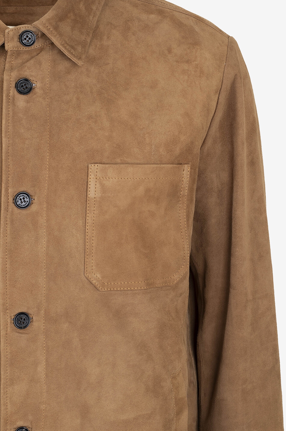 Hemdjacke aus Wildleder