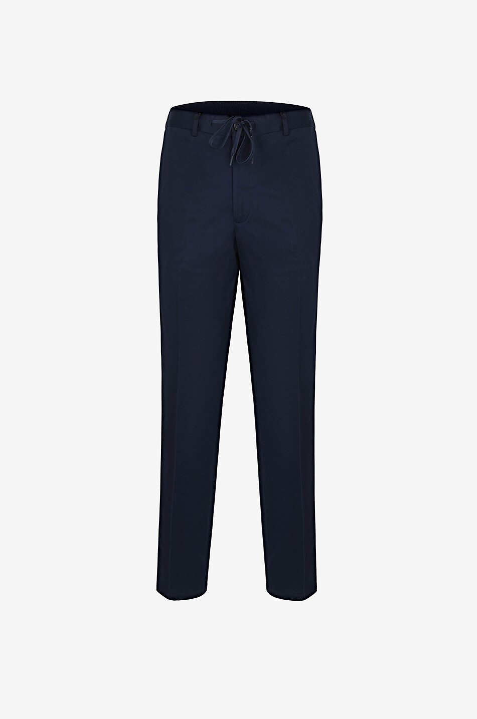 CIRCOLO 1901 Pantalon esprit jogger en coton piqué Homme BLEU FONCE 1