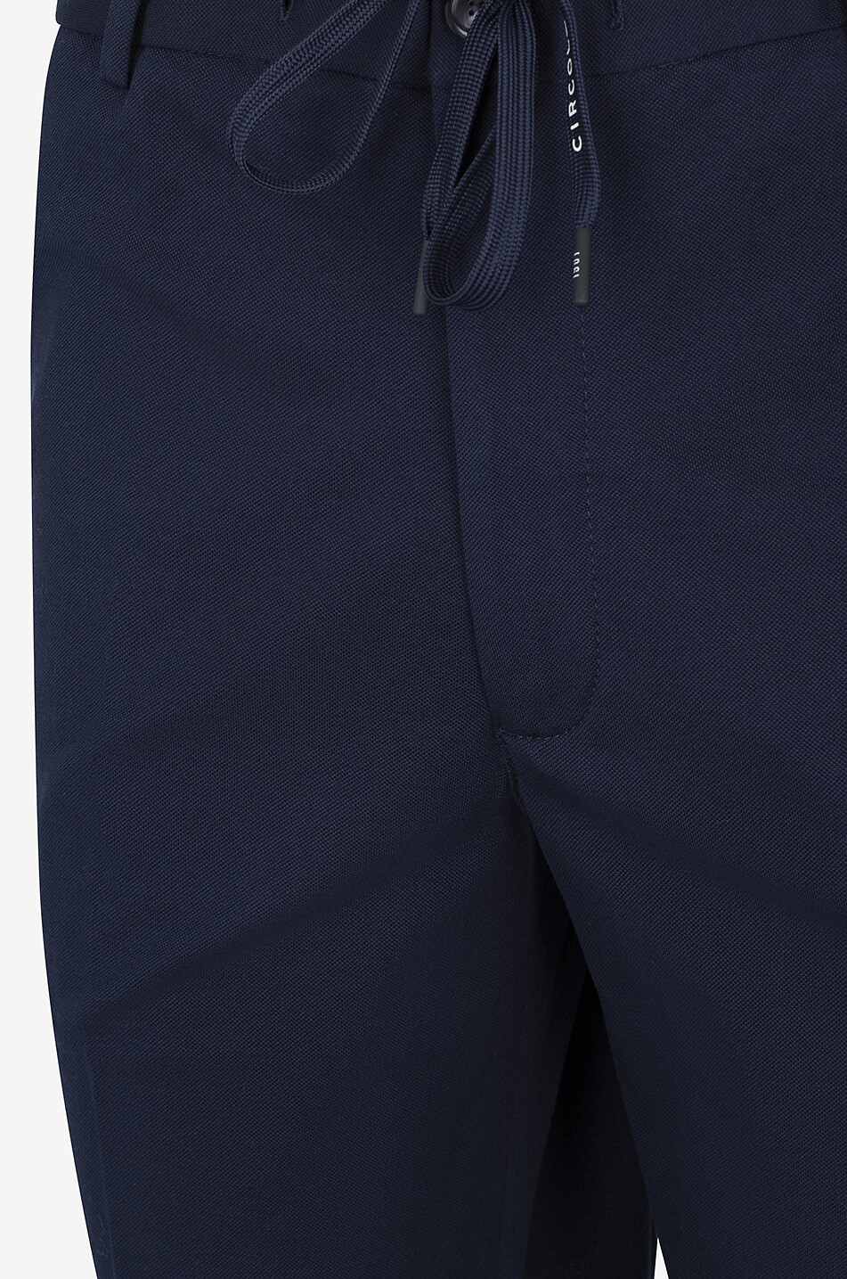 CIRCOLO 1901 Pantalon esprit jogger en coton piqué Homme BLEU FONCE 4