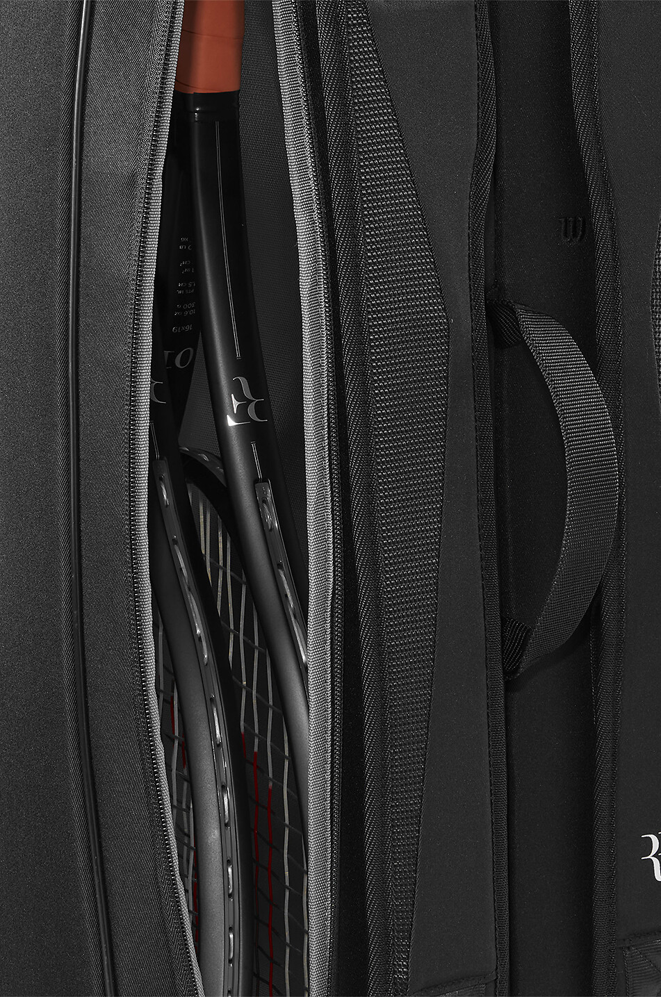 WILSON Tennisschlägertasche RF Tournament 9 Pack Unisex SCHWARZ 8
