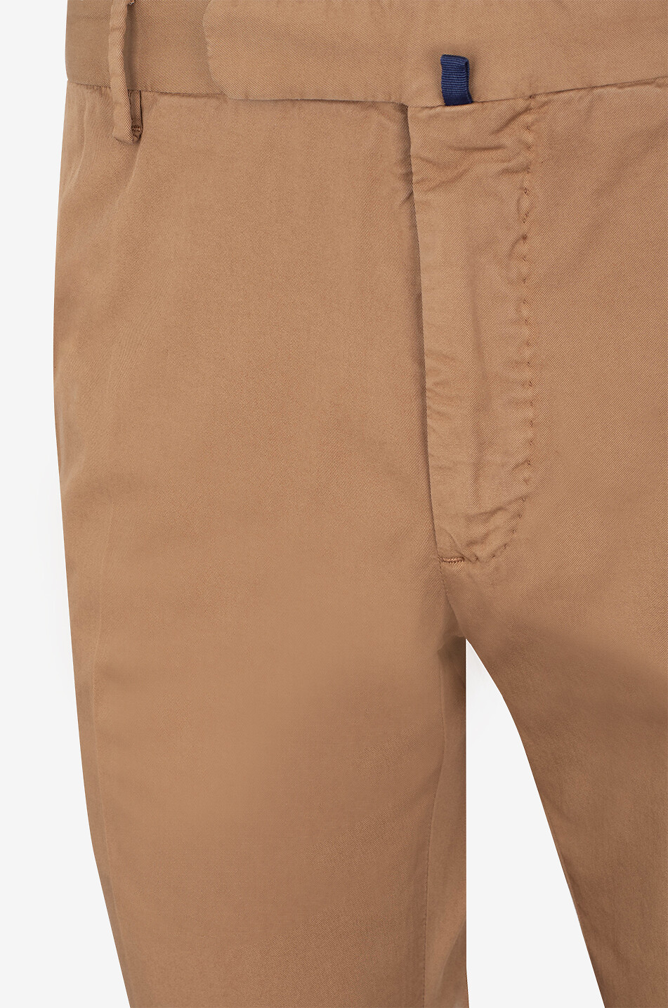 INCOTEX Pantalon classique en coton et soie Homme MARRON MOYEN 3