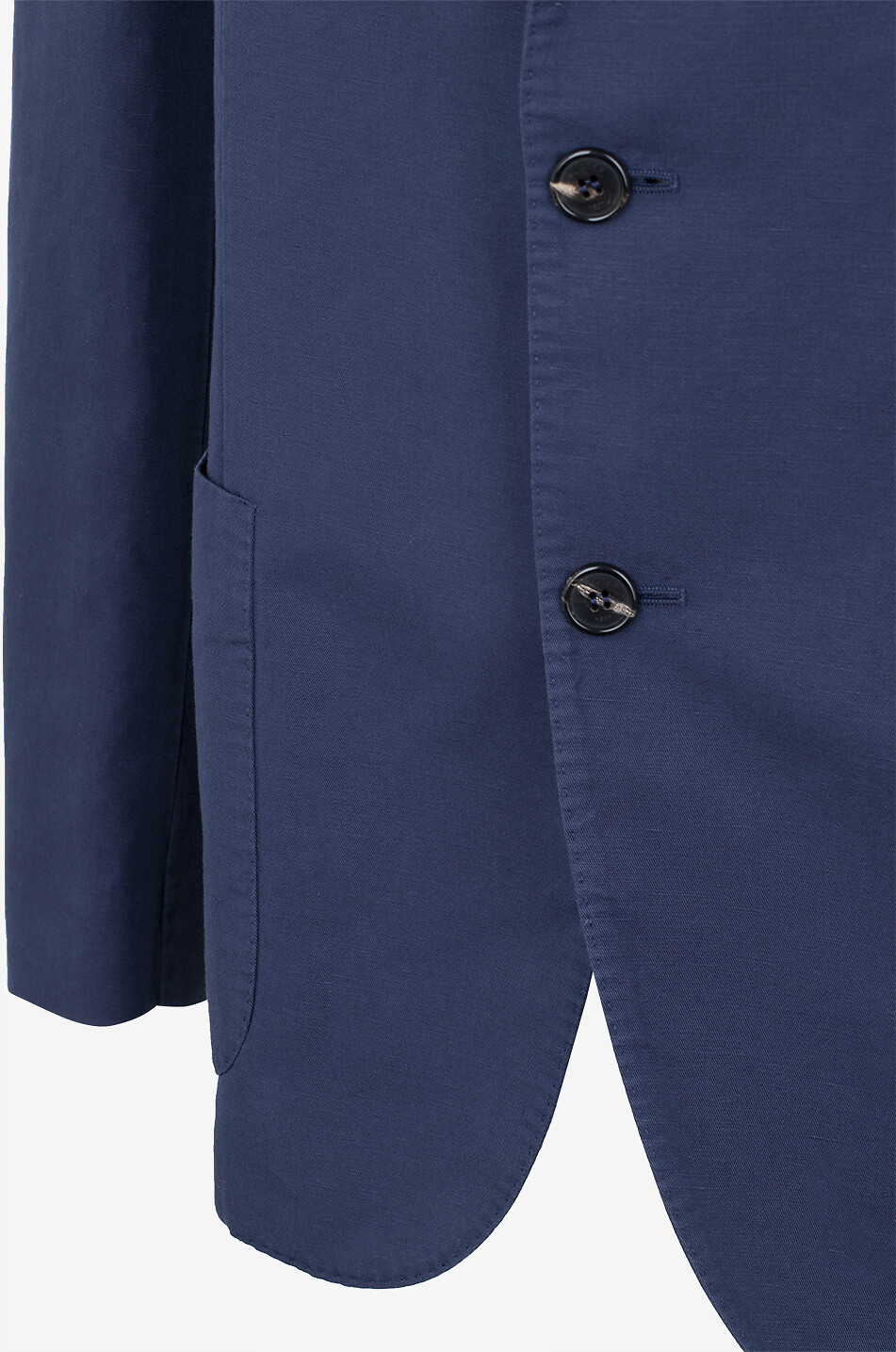 INCOTEX Blazer aus Leinen und Baumwolle Herren DUNKELBLAU 3