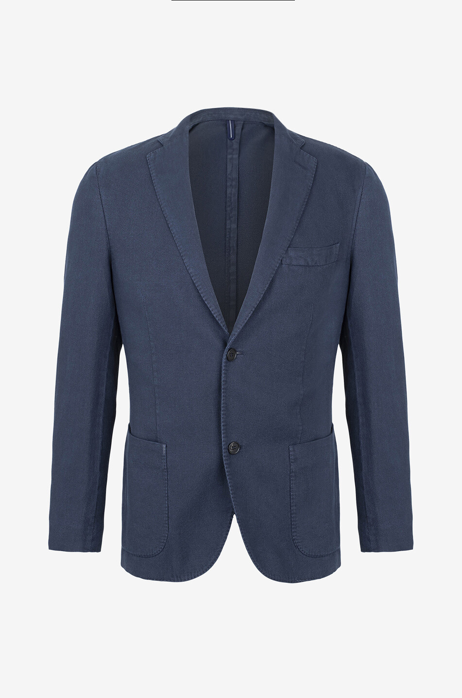 INCOTEX Blazer aus Baumwolle und Ramie Herren DUNKELBLAU 1