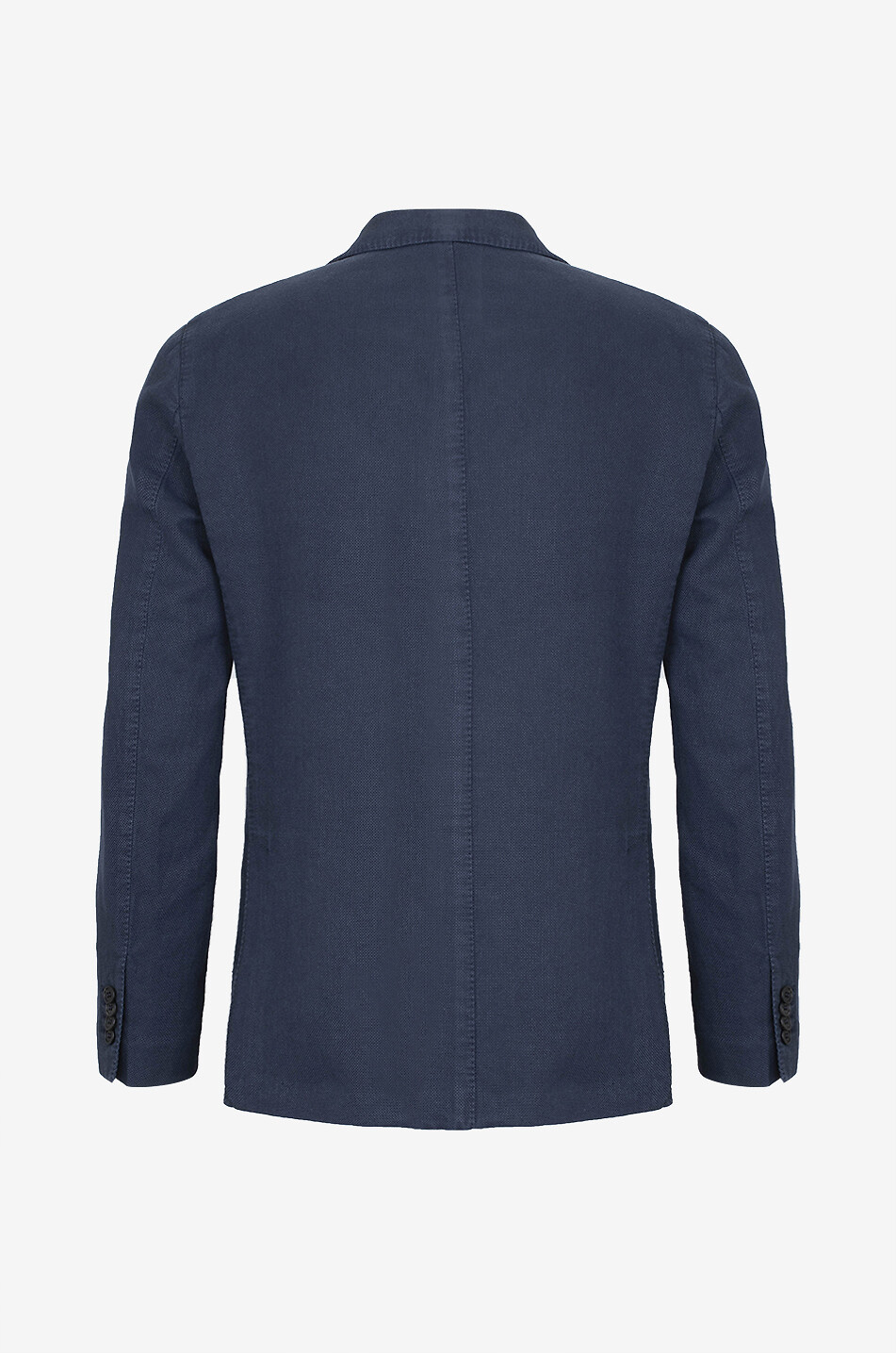 INCOTEX Blazer aus Baumwolle und Ramie Herren DUNKELBLAU 2