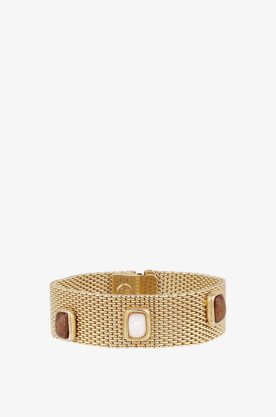 Bracelet large flexible orné de pierres Totem GM