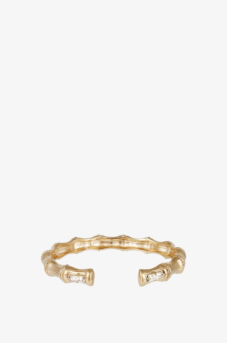 GAS BIJOUX Goldener Armreif mit Strass Bambou Damen GOLDEN 1