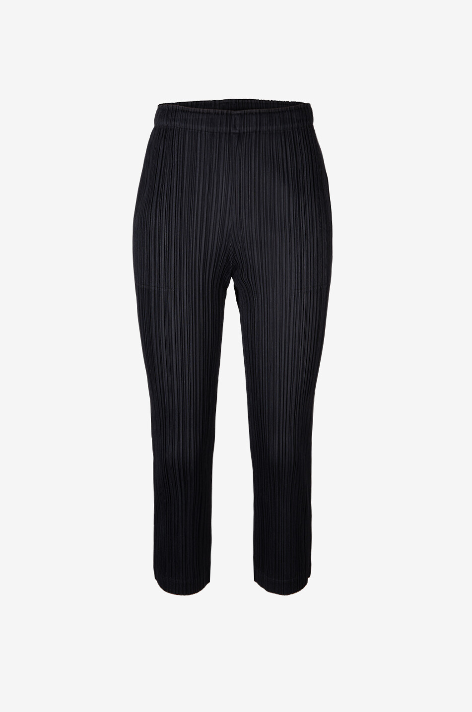 PLEATS PLEASE Pantalon slim plissé Thicker Bottoms 1 Femme NOIR 1