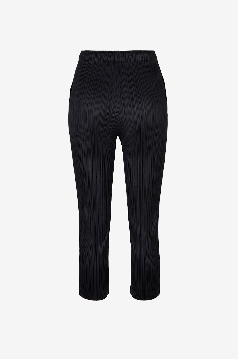 PLEATS PLEASE Pantalon slim plissé Thicker Bottoms 1 Femme NOIR 2