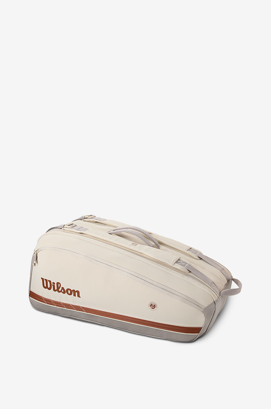 WILSON Roland Garros Super Tour 9 Pack tennis racquet bag Unisex Light beige 1