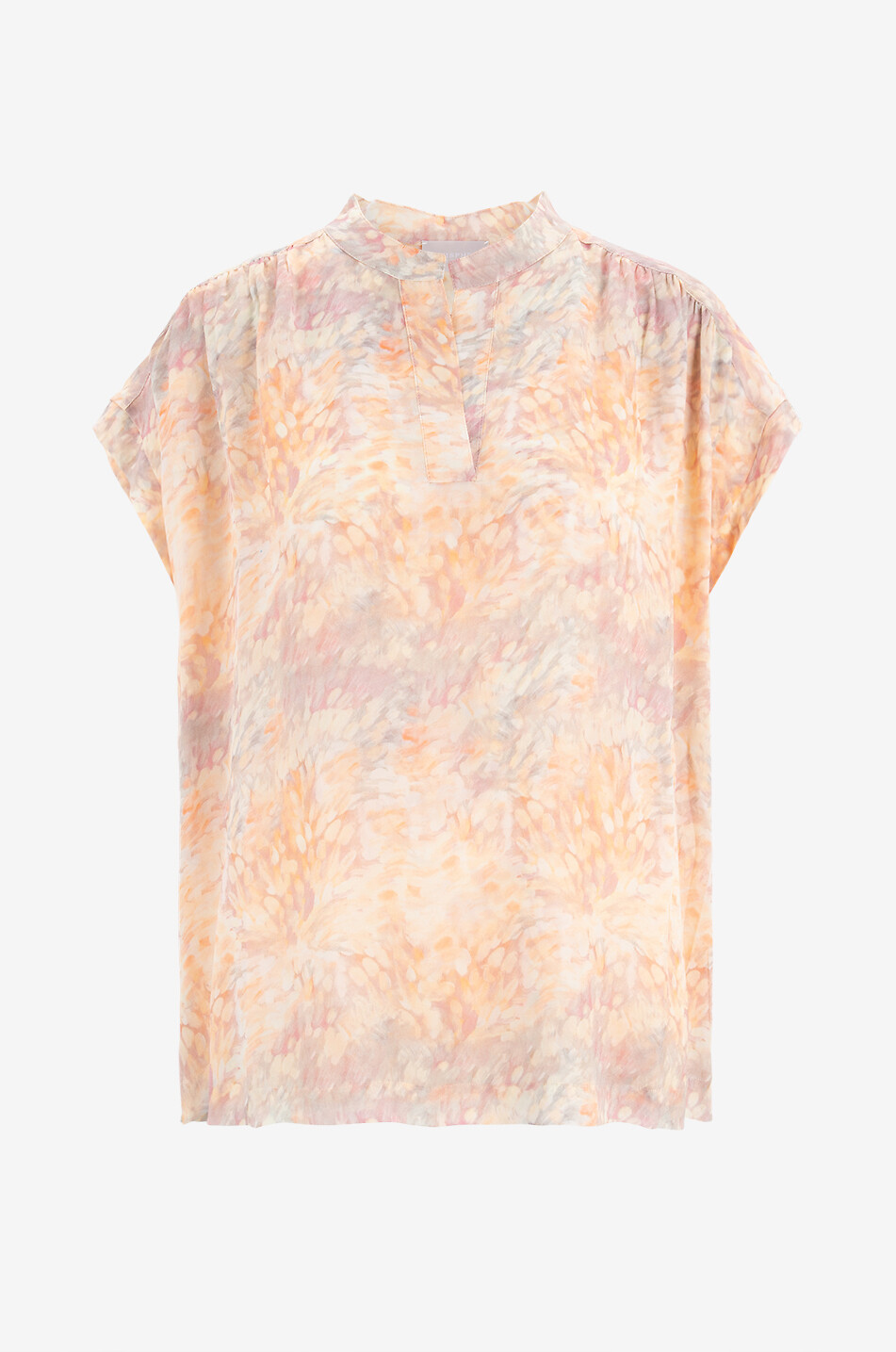 Top à manches courtes en viscose Posy