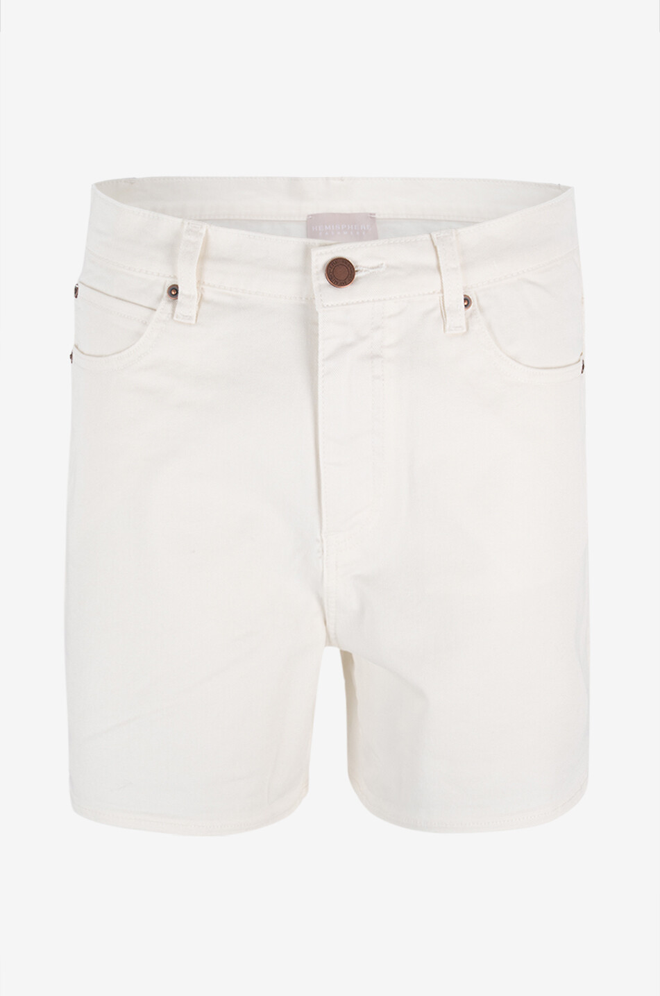 HEMISPHERE Short en denim Nanni Femme BLANC 1