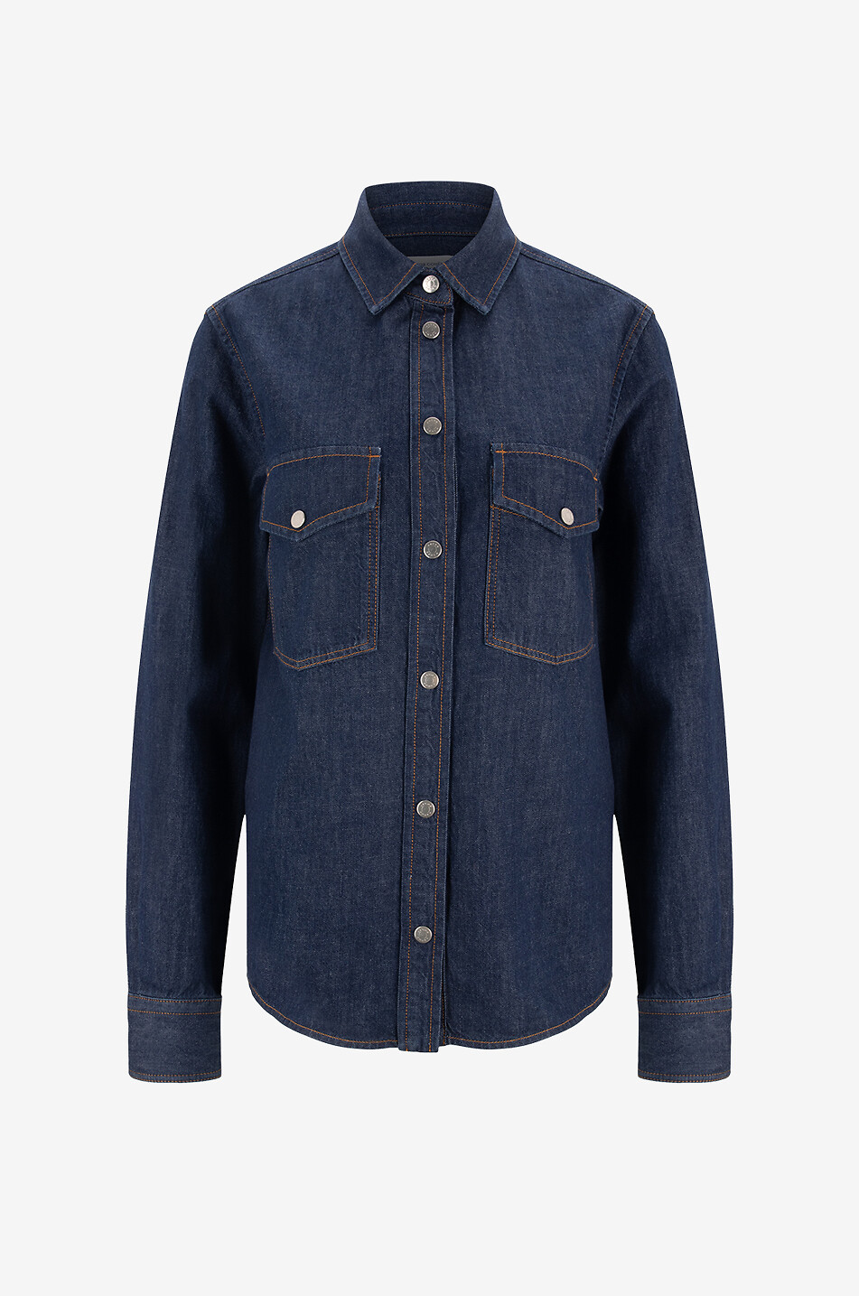 JACOB COHEN Langarm-jeanshemd Texana Damen BLAU 1