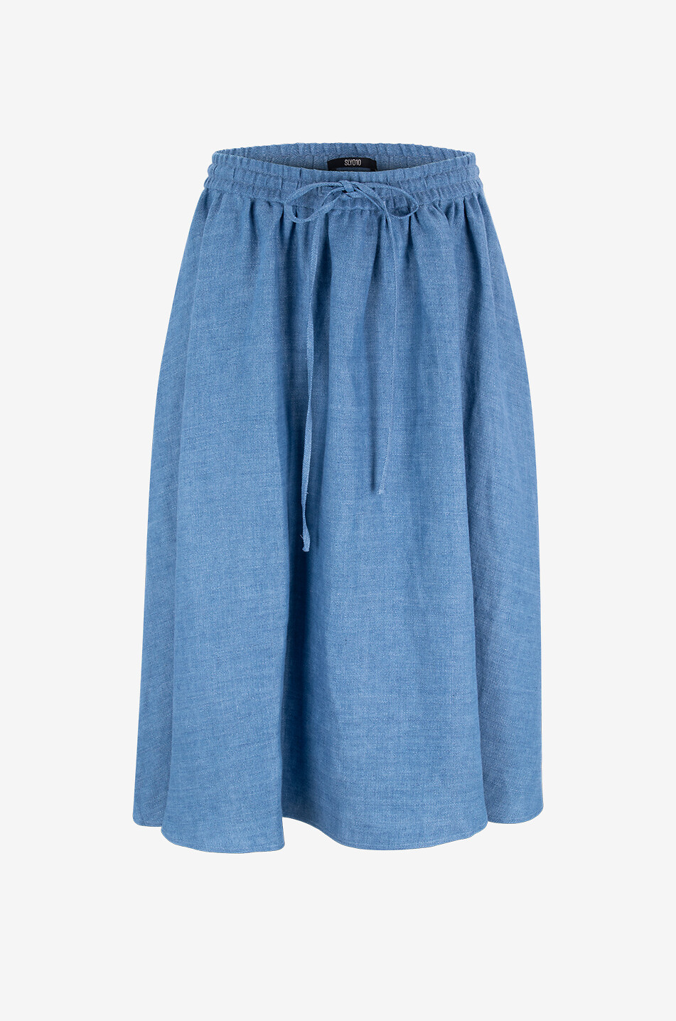 SLY 010 Jupe midi en lin Trine Femme BLEU 1