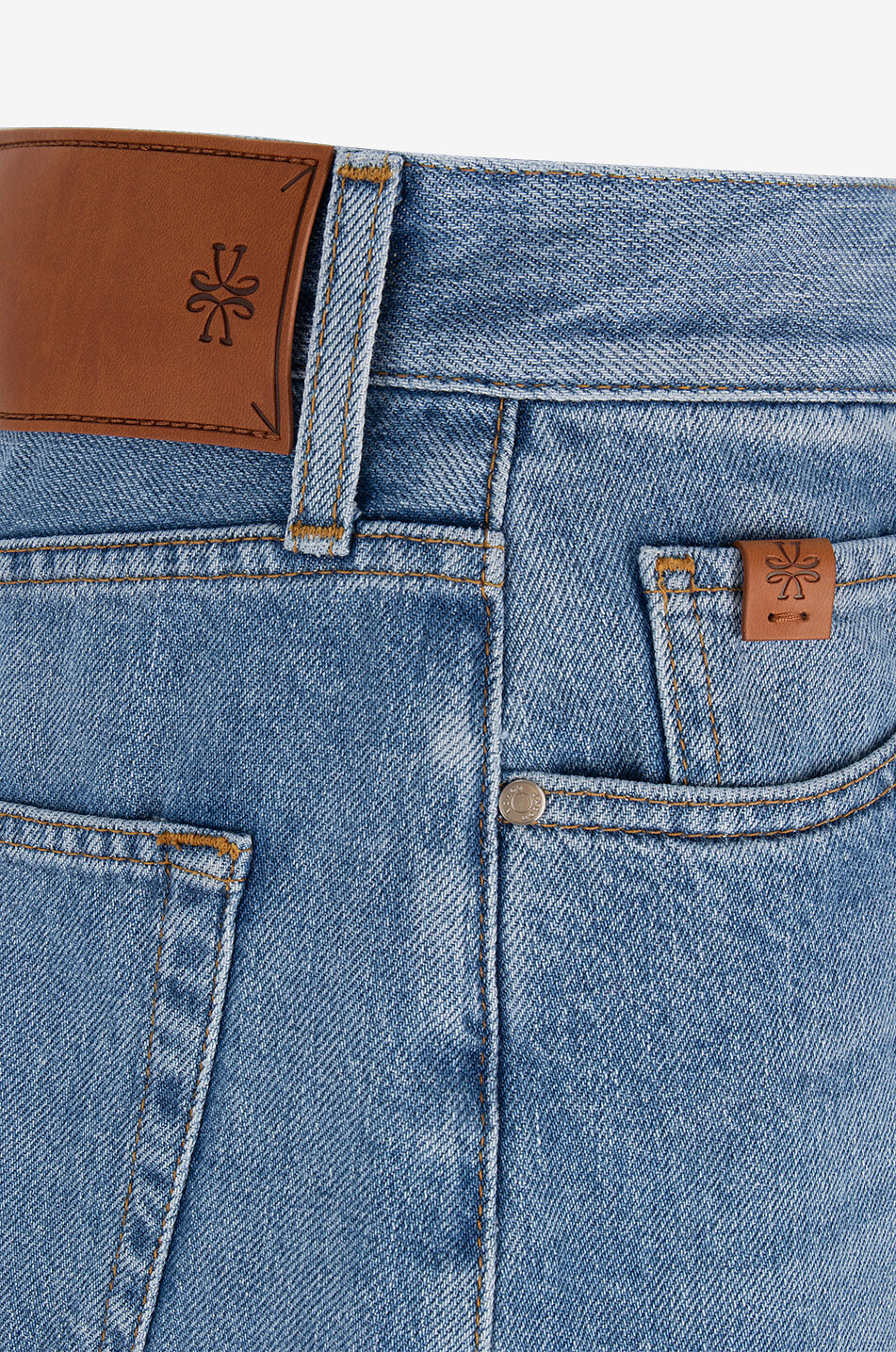 Cindy denim Bermuda shorts