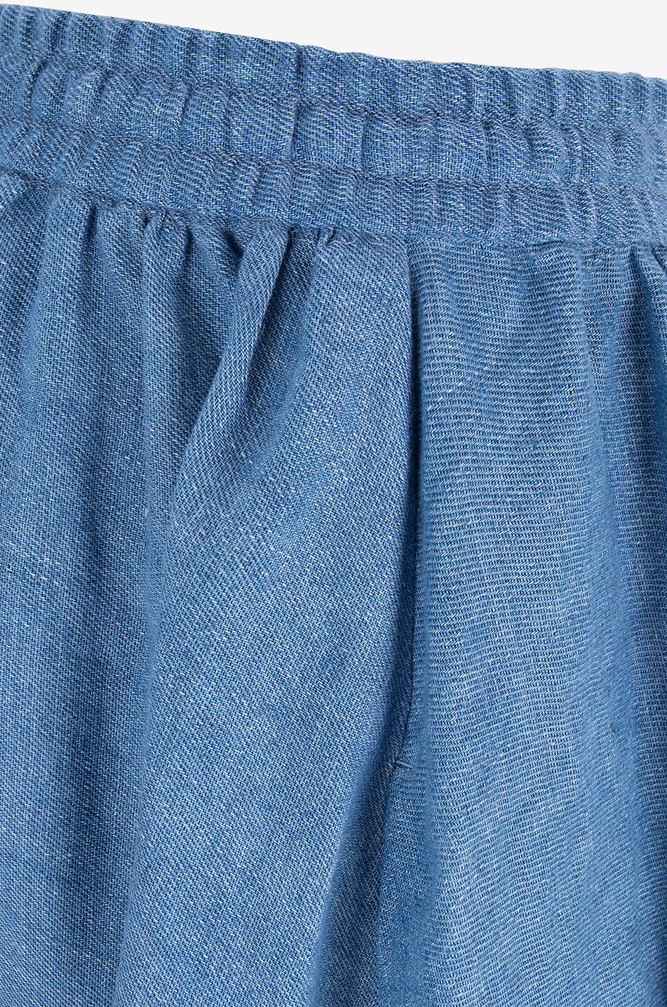 SLY 010 Jupe midi en lin Trine Femme BLEU 3