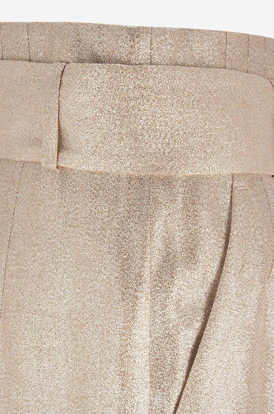 SLY 010 Short fluide métallisé Sam Femme DORE 3