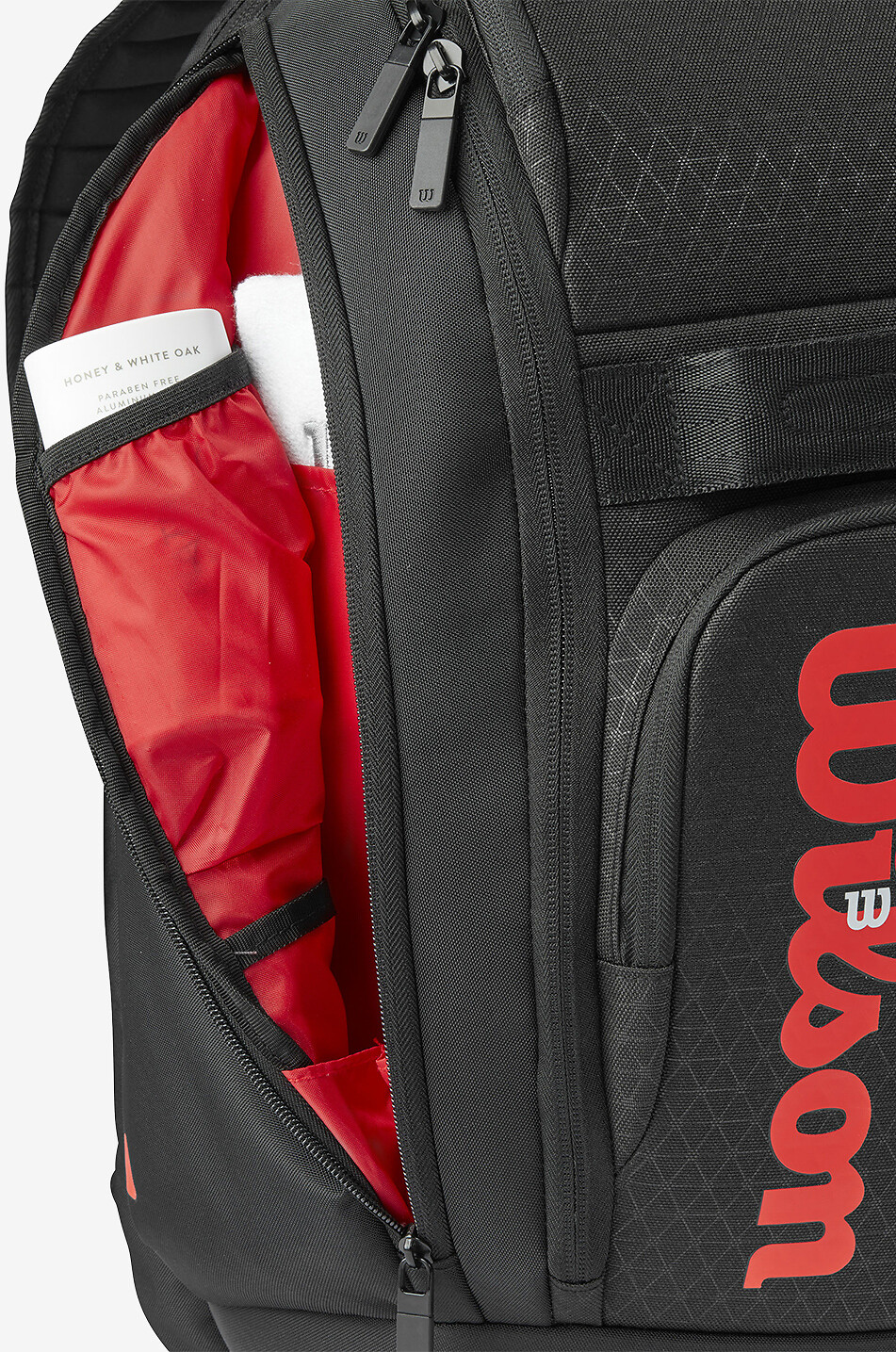 WILSON Rucksack Clash V3 Super Tour Unisex SCHWARZ 9