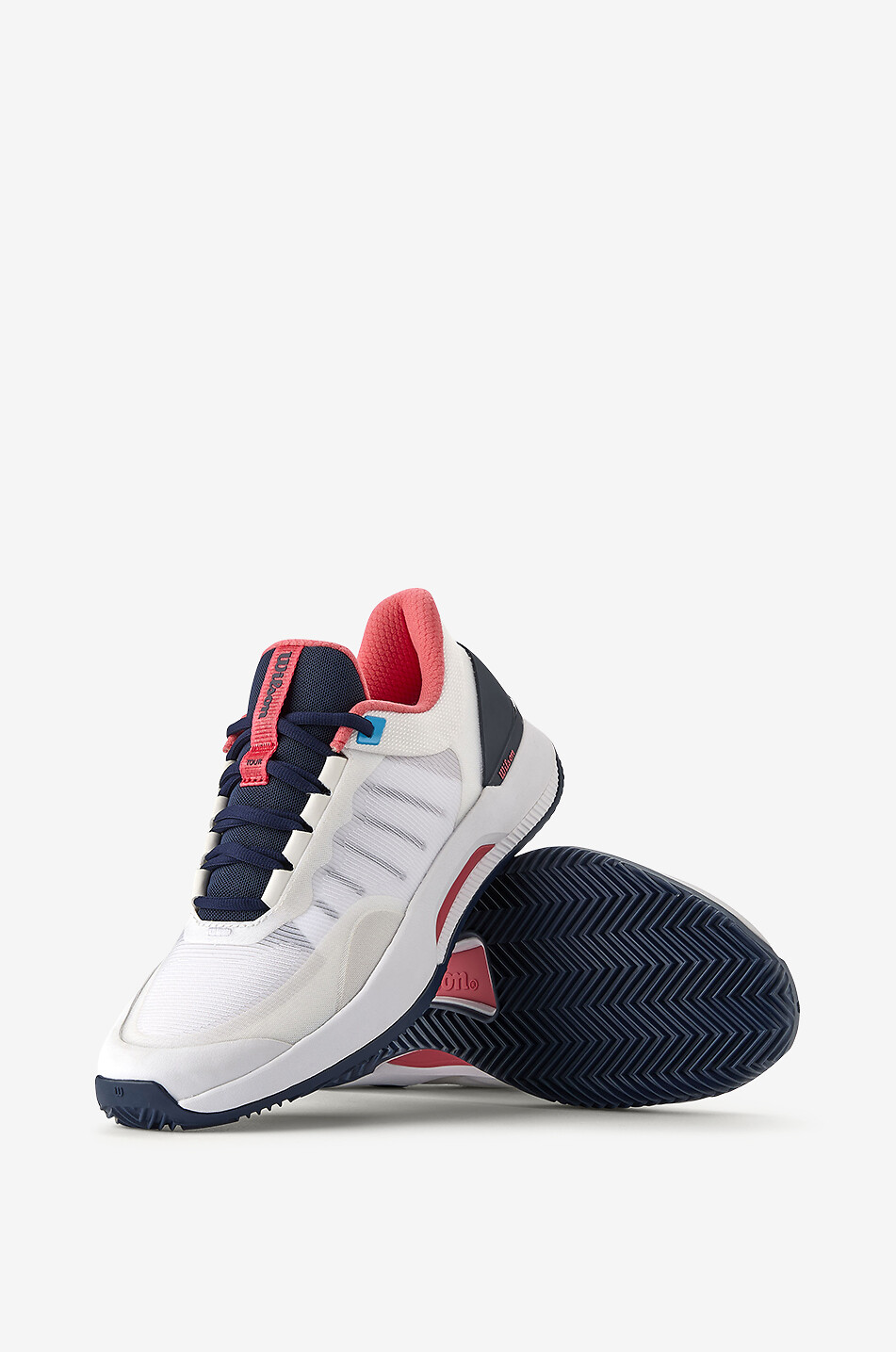 WILSON Intrigue Tour Clay tennis shoes Women WHITE 5
