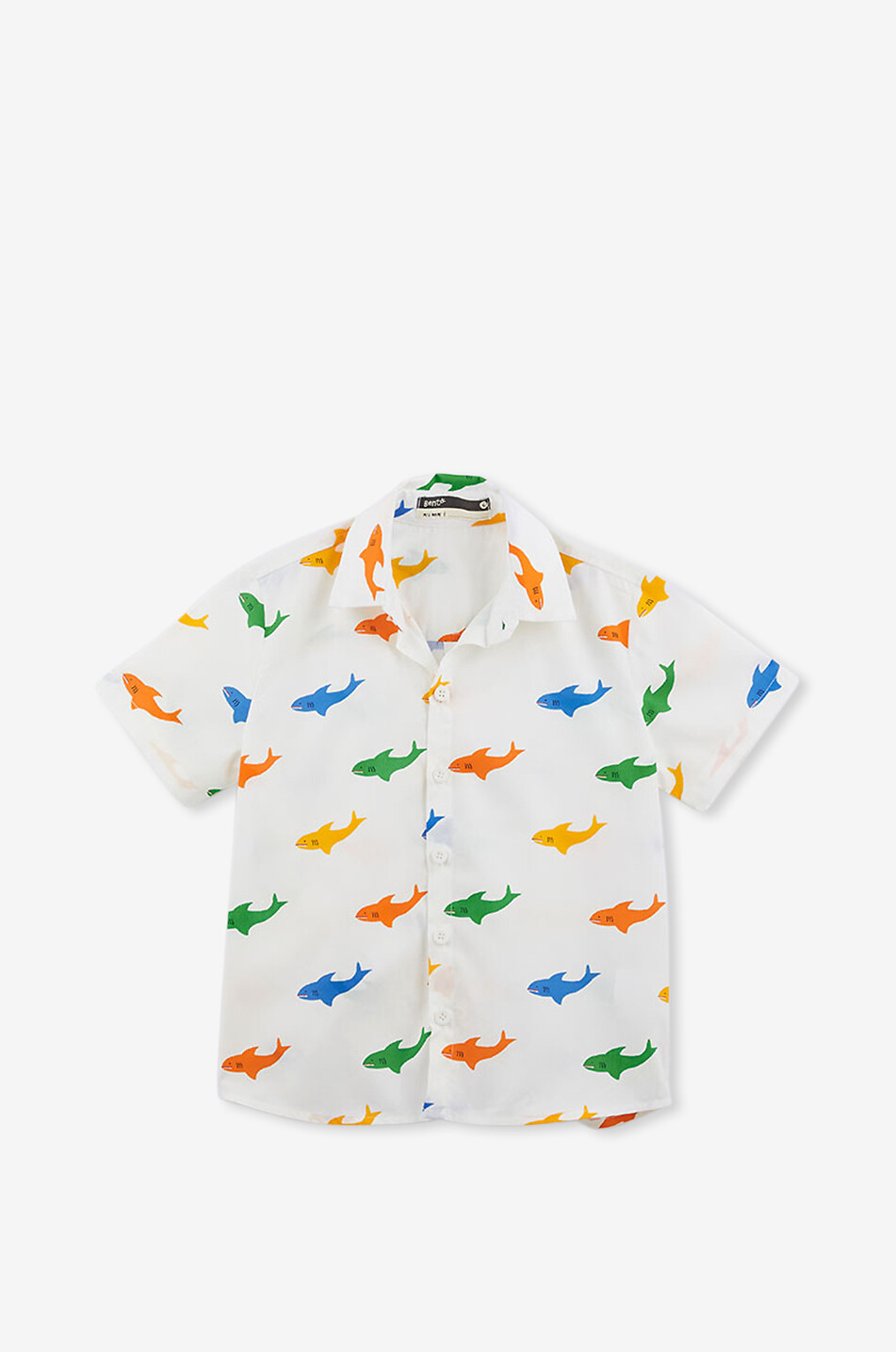 Tubarito printed short-sleeved boys' shirt