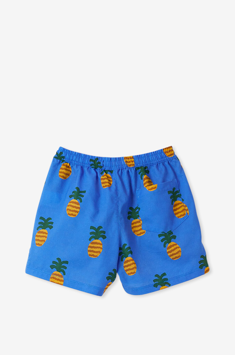 FABULA Abacaxinho printed boys' cotton shorts Boy DARK BLUE 2