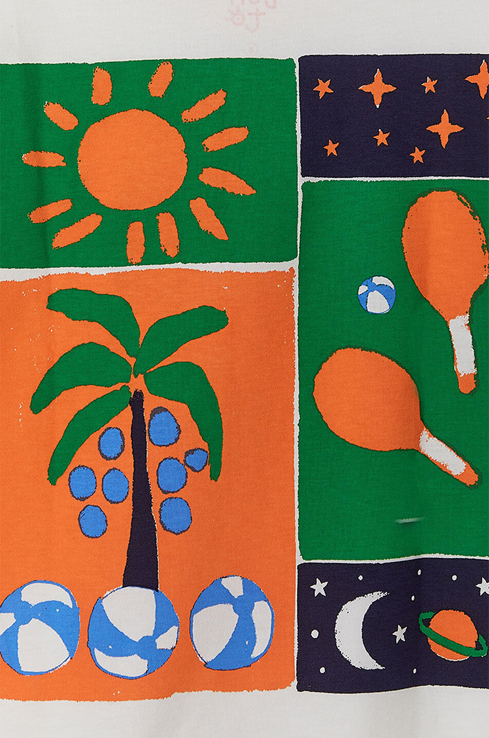 Jungen-Kurzarm-T-Shirt mit Print Dia De Verao