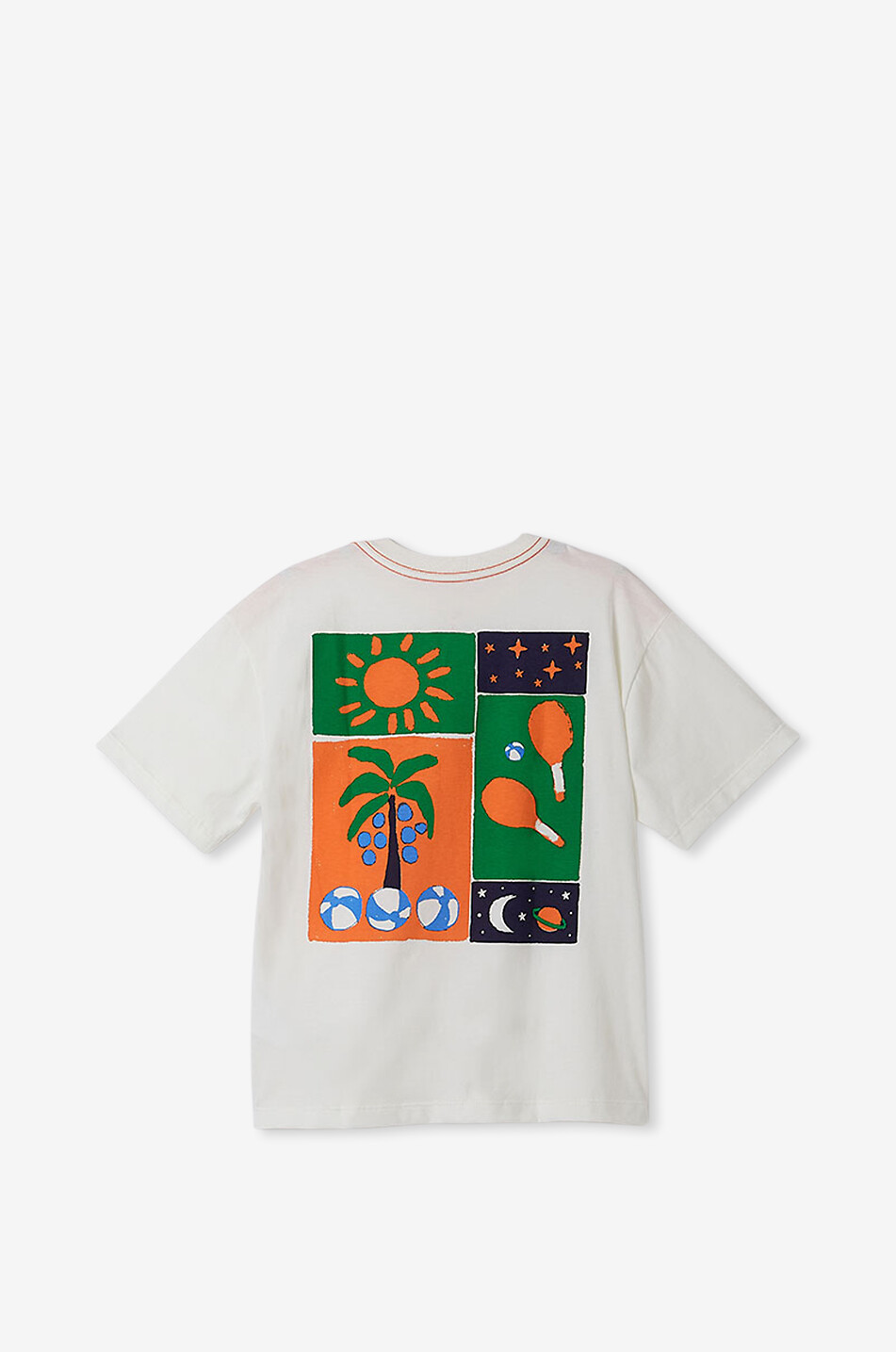 Jungen-Kurzarm-T-Shirt mit Print Dia De Verao