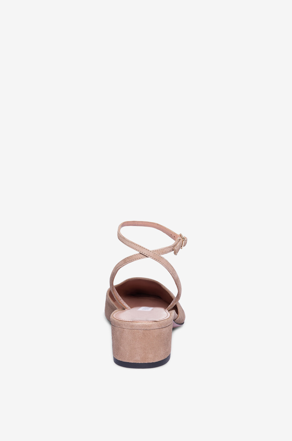 French Flirt 35  suede and nappa leather strap pumps