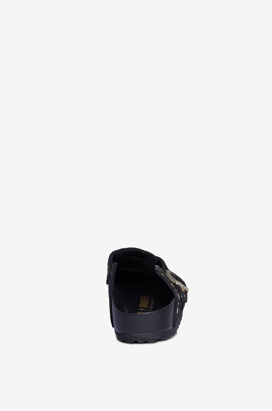 BIRKENSTOCK Clogs aus Wildleder Boston Rivet Damen SCHWARZ 4