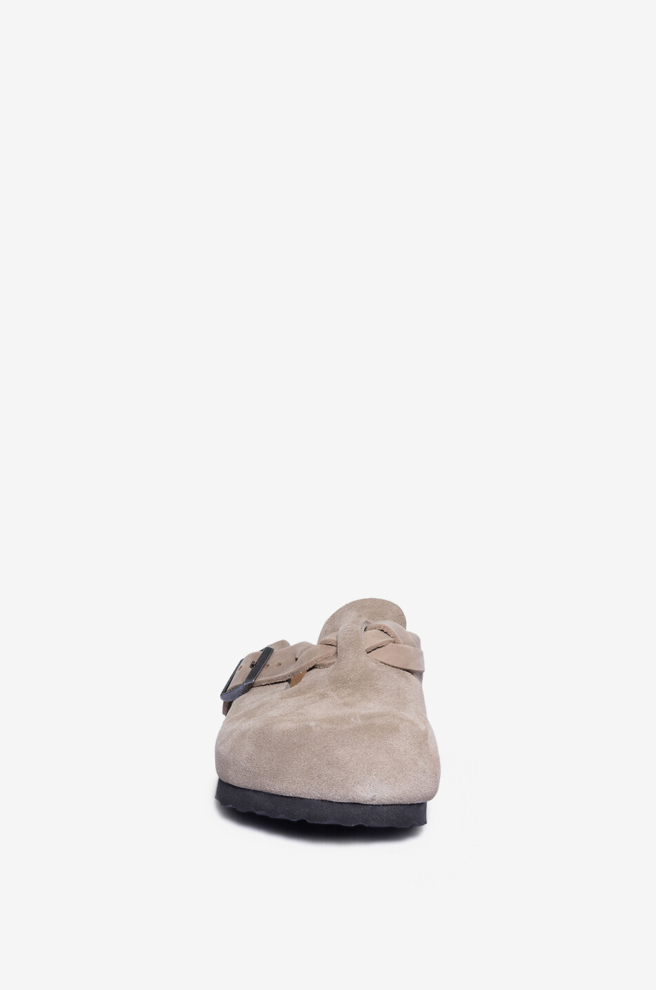 BIRKENSTOCK Clogs aus Wildleder Boston Braided Damen BRAUN 2
